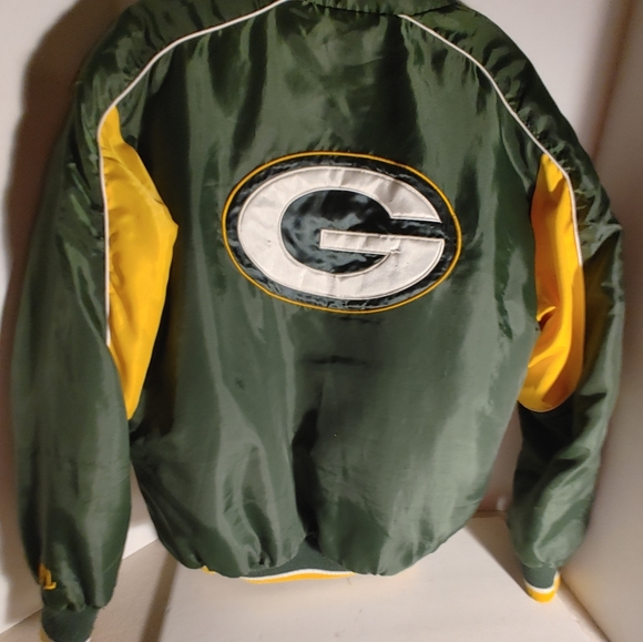 NFL G111 Apparel Insulated No Hood Green Bay Packers Size Large Jacket Zip up - Picture 9 of 13